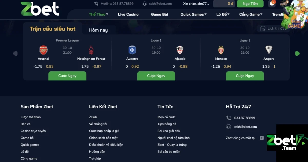 Cách Cá Cược Bóng Đá Tại Zbet Hiệu Quả Dành Cho Newbie 5 Các bước cơ bản khi cá cược bóng đá tại Zbet